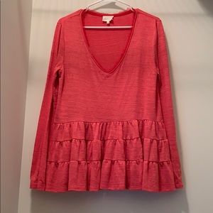 long sleeve anthroplogie shirt